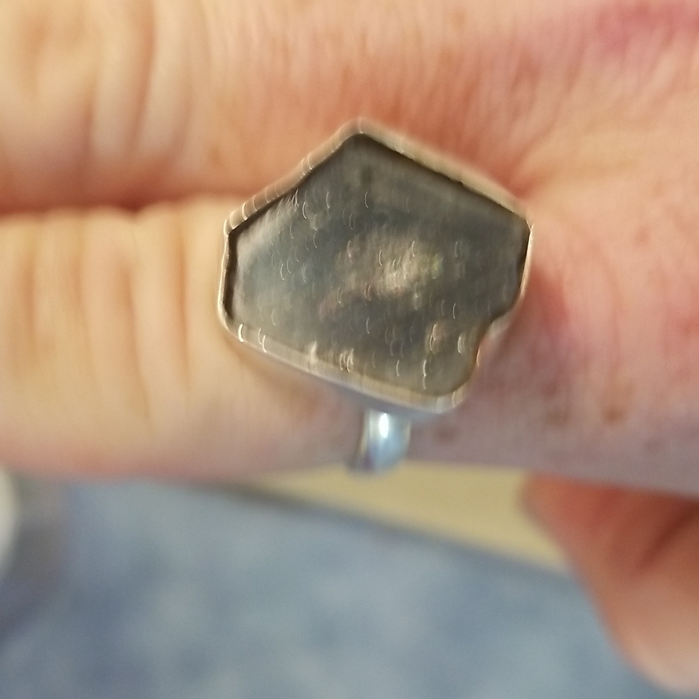 Labradorite ring 925 - Picture 5 of 8